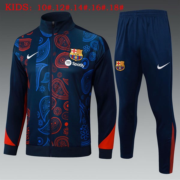 Ninos Chandal Barcelona 2025/26 Azul Rojo
